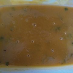 Pumpkin soup A picture of Pumpkin soup.
