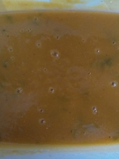 A picture of Pumpkin soup.