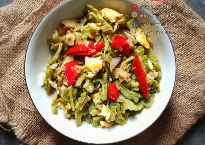 Ini dia! Resep buat Tumis Pare Telur dijamin sesuai selera