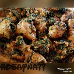 A picture of Whosayna’s Chicken Saagwala.