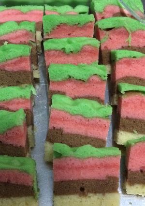 Foto resep Rainbow Cake Steam