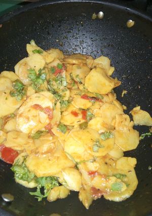 A picture of Aloo ke qatlay.