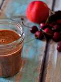 Licuado refrescante de cerezas y nectarina. "recetas saludables para diabetes”
