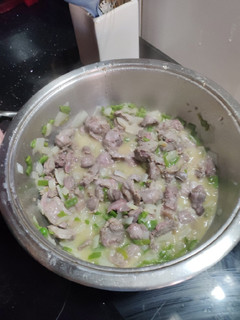 Una foto de Mollejas encebolladas