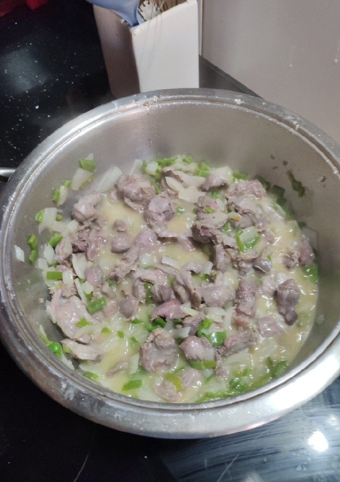 Una foto de Mollejas encebolladas