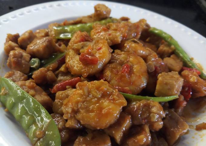 Sambel Goreng Tempe Udang