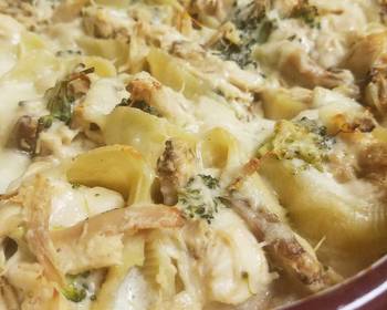 Easy Fast Cooking Stuffed Alfredo Chicken Shells Yummy