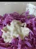 Ensalada de repollo morado