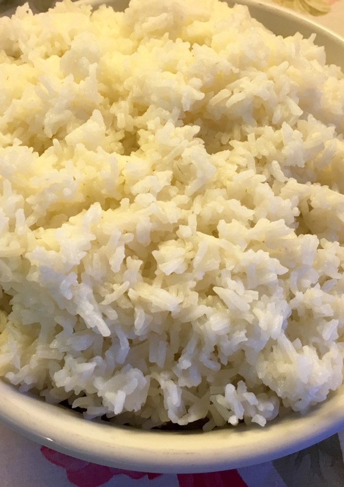 Una foto de Arroz blanco perfecto