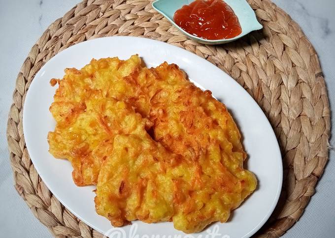 Cara bikin Bakwan Jagung Wortel Cara bikin Bakwan Jagung Wortel