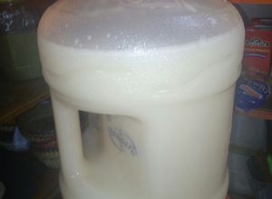 Una foto de Agua de avena a la analetxi