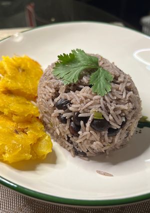 A picture of Vegetarian Cuban Rice (Moros y Cristianos).
