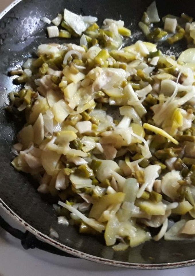 Una foto de Un revuelto de verduras. Hay tantos.