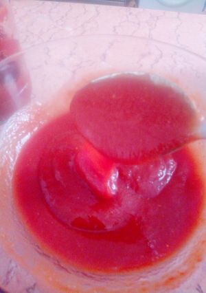 عکسی از دستور سس گوجه فرنگی تند