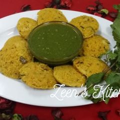 A picture of Maize Flour Idlis.