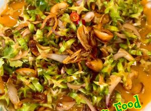 รูปของ ยำถั่วพู เจ & วีแกน Vegan food (No animals, No egg, No milk, No honey)