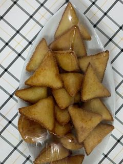 صورة لوصفة مثلثات السميد