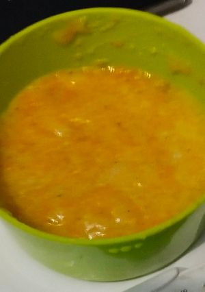 Foto resep Mpasi 6M+ jagung manis+ wortel + Ayam kampung