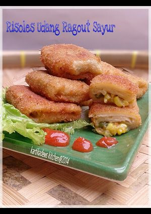 Foto resep Risoles udang ragout sayur