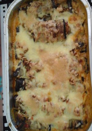 Una foto de Canelones de berenjena