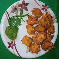 Spicy moong daal bites A picture of Spicy moong daal bites.