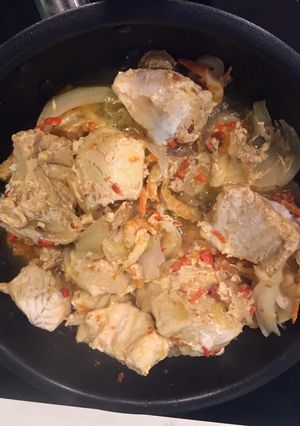 A picture of Beef peppersoup.