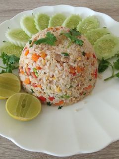 รูปของ ข้าวผัดทูน่า