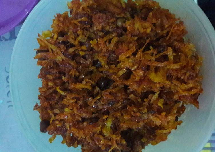 Resep Sambel kering kentang, Sempurna