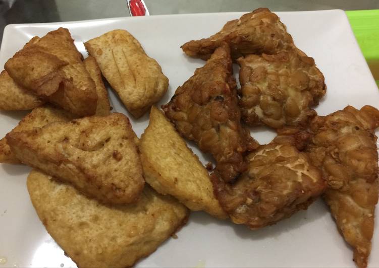 Resep Tahu Tempe bumbu Kemiri Anti Gagal