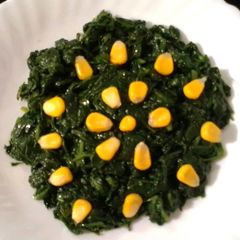 A picture of Stir fry Palak Corn Jhapat recipe.