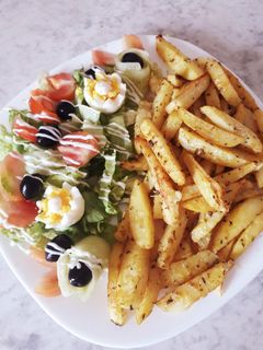 صورة لوصفة بطاطا محمرة في الفرن