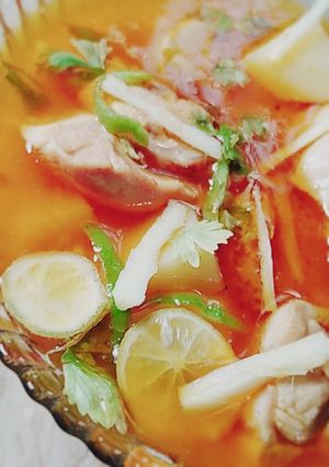A picture of Chicken alu.