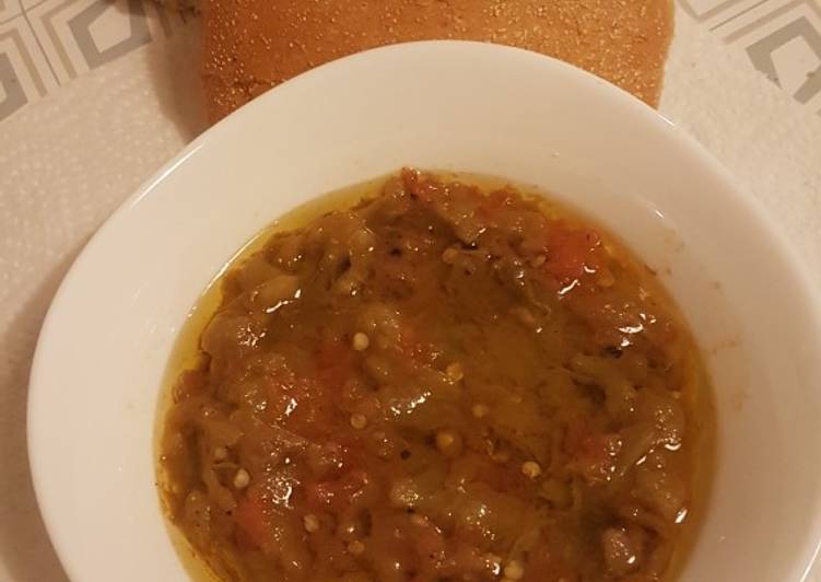 Steps to Prepare Any-night-of-the-week Chlita (lhar) piment fort a l&#39;huile d&#39;olive
