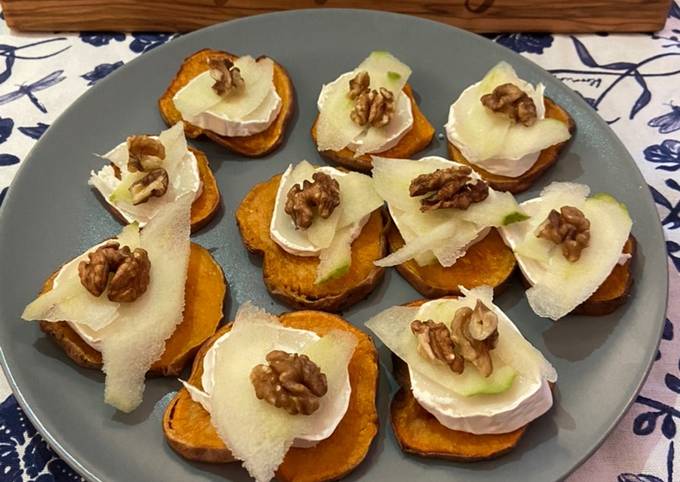 Süßkartoffel Crostini