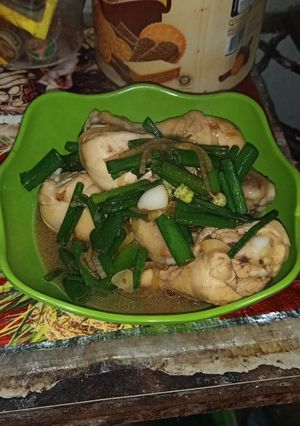 Foto resep Paha bumbu saus tiram plus kucai (no pedas)
