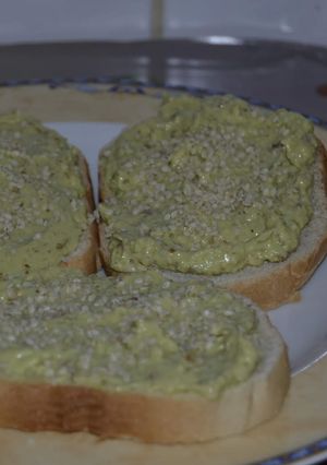 O poză a rețetei Pastă de avocado cu migdale-rețetă de post!.