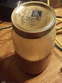 A picture of Salted caramel coffee creamer.