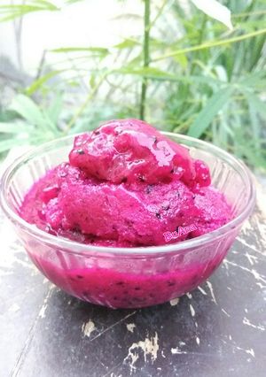 Foto resep Sorbet Buah Naga Merah