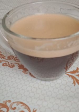 صورة لوصفة قهوة بالرغوة