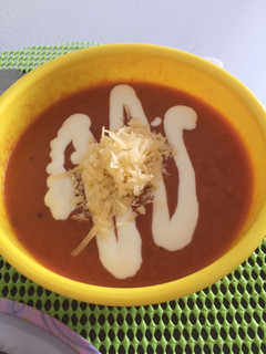 Una foto de Crema de tomate!!