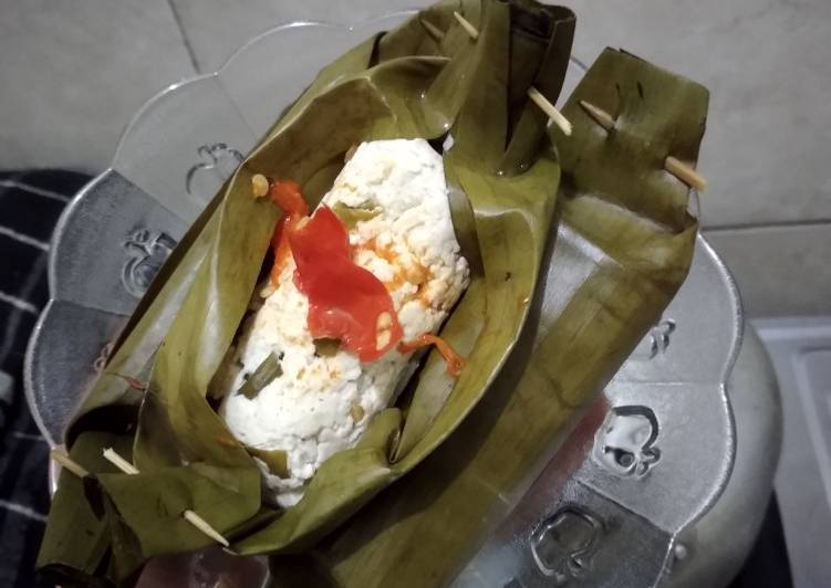 Bagaimana Membuat Pepes tahu ayam no garam no micin no penyedap (pejuang diet)?? Anti Gagal
