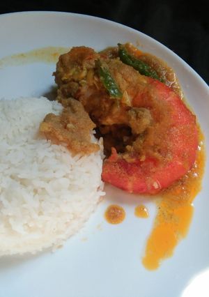 A picture of Oriya Prawn curry.