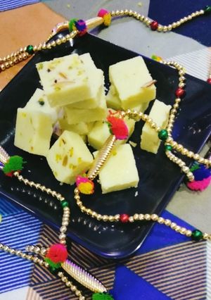 A picture of Milk Powder Burfi 👌🥰.