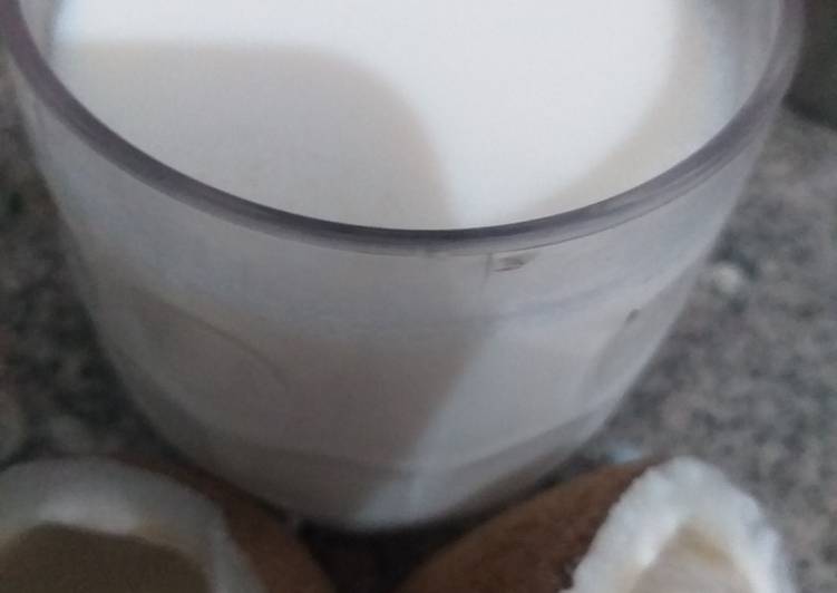 Recipe of Super Quick Homemade Coconut milk