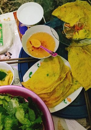 Hình của món Bánh xèo miền tây.