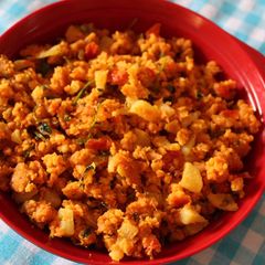 Tomato Radish curry (Mooli ki sabji) A picture of Tomato Radish curry (Mooli ki sabji).
