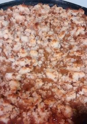 Una foto de Tarta de coco y dulce de leche, simplemente exquisita!