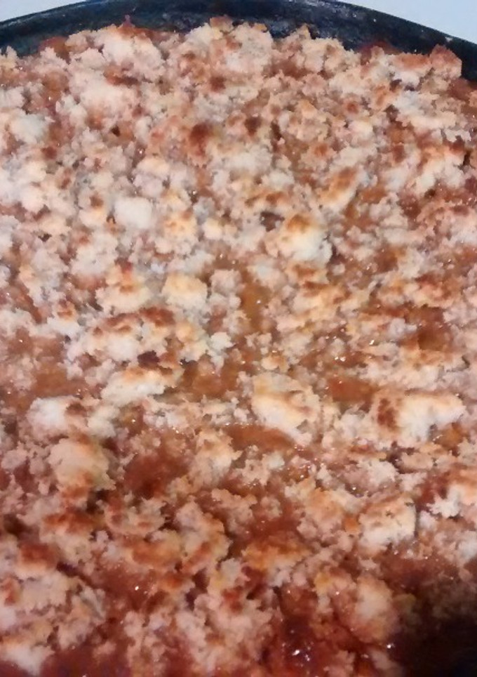 Una foto de Tarta de coco y dulce de leche, simplemente exquisita!