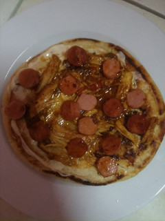 Una foto de Pizza con mayonesa