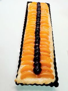 Una foto de Tarta de albaricoques